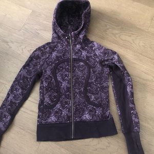 Purple Lululemon scuba hoodie, size 6